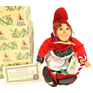 Brinn's Hidden Kingdom Pooder Snoot 16" Vintage Poseable Elf Doll w/ Box & COA
